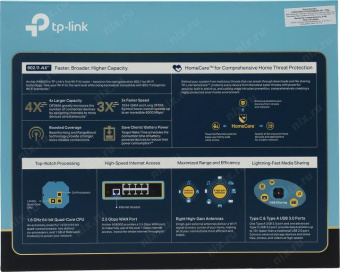 Роутер беспроводной TP-Link Archer AX6000 AX6000 10/100/1000BASE-TX (упак.:1шт) от магазина РЭССИ