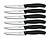 Набор ножей кухон. Victorinox Swiss Classic Steak (6.7233.6) компл.:6шт черный от магазина РЭССИ
