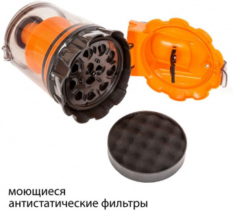 Пылесос Supra VCS-2057 2000Вт оранжевый/серый от магазина РЭССИ