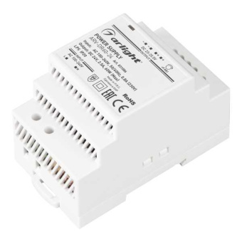 Блок питания ARV-DR60-24 (24V, 2.5A, 60W) (ARL, IP20 DIN-рейка) от магазина РЭССИ