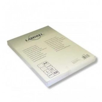 Пленка для ламинирования Fellowes 100мкм A4 (100шт) глянцевая Lamirel (LA-78658) от магазина РЭССИ