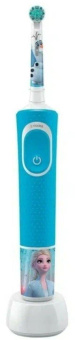 Зубная щетка электрическая Oral-B D100.413 Kids Frozen голубой от магазина РЭССИ