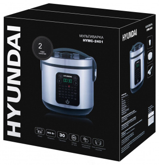 Мультиварка Hyundai HYMC-2401 5л 900Вт серебристый/черный от магазина РЭССИ