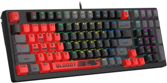 Клавиатура A4Tech Bloody S98 Sports Red BLMS Plus механическая красный/черный USB for gamer LED (S98 SPORTS RED BLMS RED PLUS) от магазина РЭССИ