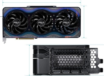 Видеокарта Palit PCI-E PA-RTX5080 GAMEROCK OC NVIDIA GeForce RTX 5080 16Gb 256bit GDDR7 2295/30000 HDMIx1 DPx3 HDCP Ret от магазина РЭССИ