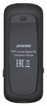 Плеер Flash Digma R3 8Gb черный/0.8"/FM/microSDHC/clip от магазина РЭССИ