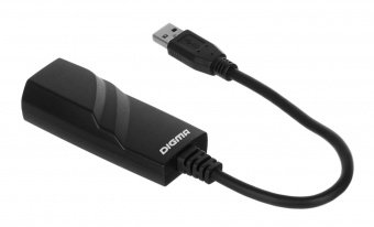Сетевой адаптер Gigabit Ethernet Digma D-USB3-LAN1000 USB 3.0 (упак.:1шт) от магазина РЭССИ