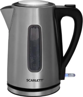 Чайник электрический Scarlett SC-EK21S13 1.7л. 2200Вт серебристый/черный корпус: металл/пластик от магазина РЭССИ