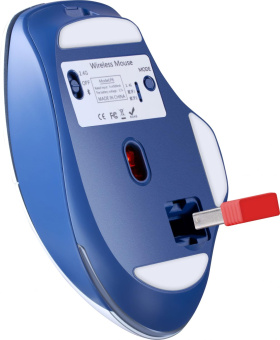 Мышь Defender Tisa GM-126 белый/синий оптическая 1600dpi silent беспров. BT/Radio USB 6but (52126) от магазина РЭССИ