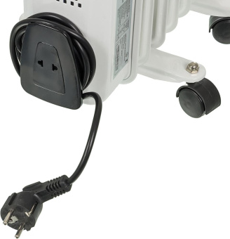 Радиатор масляный Ballu Classic BOH/CL-07WRN 1500Вт белый/черный от магазина РЭССИ