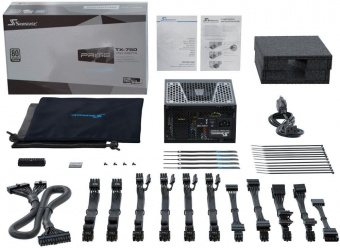 Блок питания Seasonic ATX 750W PRIME TX-750 80+ titanium 24pin APFC 135mm fan 10xSATA Cab Manag RTL от магазина РЭССИ