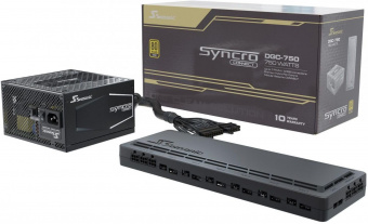 Корпус Seasonic CASE SYNCRO Q704 GOLD черный 750W ATX 4x120mm 7x140mm 2xUSB3.0 audio bott PSU от магазина РЭССИ