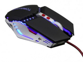 Мышь Оклик 999G TOMAHAWK черный/серебристый оптическая (3200dpi) USB (8but) от магазина РЭССИ
