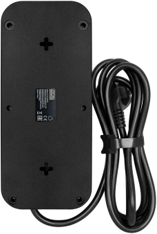 Сетевой фильтр Powercom SP-08 USB03AB 1,8 m 1.8м (8 розеток) черный (коробка) от магазина РЭССИ