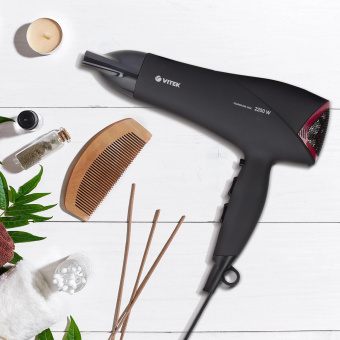 Фен Vitek VT-8208 2200Вт черный от магазина РЭССИ