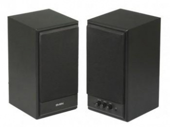 Колонки Sven SPS-702 2.0 черный 40Вт от магазина РЭССИ