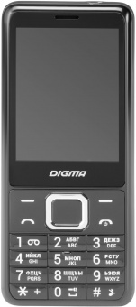 Мобильный телефон Digma LINX B280 32Mb серый моноблок 2Sim 2.8" 240x320 0.08Mpix GSM900/1800 FM microSD max16Gb от магазина РЭССИ
