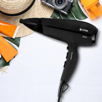 Фен Vitek VT-8203 2200Вт черный от магазина РЭССИ