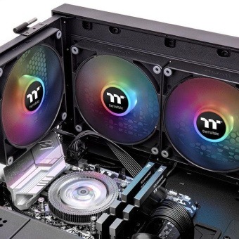 Вентилятор Thermaltake CT120 Sync ARGB черный 4-pin 25.8dB Ret (CL-F149-PL12SW-A) от магазина РЭССИ
