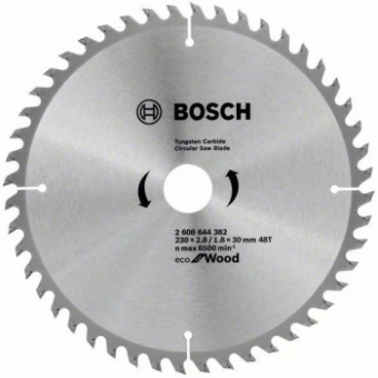 Диск алмазный по дер. Bosch ECO WO (2608644382) d=230мм d(посад.)=30мм (циркулярные пилы) от магазина РЭССИ