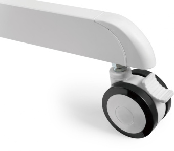 Стойка для телевизора Cactus CS-ST1146WT белый 37"-70" макс.70кг напольный мобильный от магазина РЭССИ