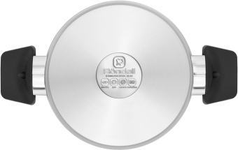 Кастрюля Rondell Strike RDS-715 4.8л. d=24см (с крышкой) стальной от магазина РЭССИ