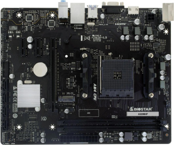 Материнская плата Biostar A520MHP Soc-AM4 AMD A520 2xDDR4 mATX AC`97 8ch(7.1) GbLAN RAID+VGA+HDMI от магазина РЭССИ