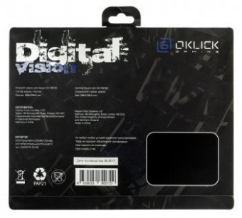 Коврик для мыши Оклик OK-P0250 Мини черный 250x200x3мм от магазина РЭССИ