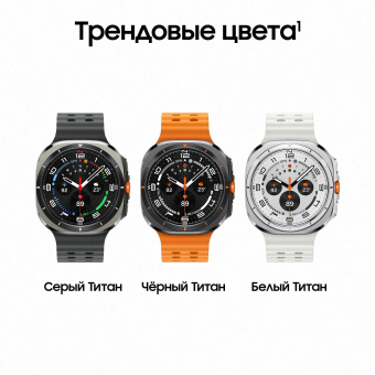 Смарт-часы Samsung Galaxy Watch Ultra LTE 47мм 1.5" AMOLED корп.белый рем.белый (SM-L705FZWACAU) от магазина РЭССИ