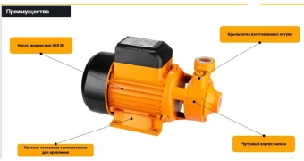 Насос вихревой Deko DKJP650 650Вт 3300л/час (076-0527) от магазина РЭССИ