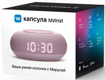 Умная колонка VK Капсула Мини Маруся розовый 5W 1.0 BT 12м (MRC02PI) от магазина РЭССИ