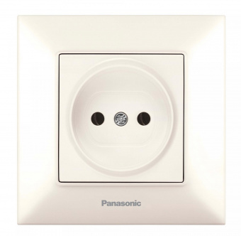 Розетка силов. Panasonic Arkedia Slim WNTC02012BG-RU скрыт. IP20 бежевый (упак.:1шт) от магазина РЭССИ