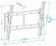 Кронштейн для телевизора Holder LCD-T4609 черный 32"-65" макс.60кг настенный наклон от магазина РЭССИ