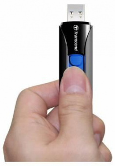 Флеш Диск Transcend 128Gb Jetflash 790 TS128GJF790K USB3.0 черный/синий от магазина РЭССИ