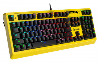 Клавиатура A4Tech Bloody B810RC Punk механическая желтый/черный USB for gamer LED от магазина РЭССИ