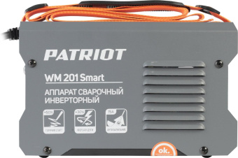 Сварочный аппарат Patriot WM 201 Smart инвертор ММА 8.3кВт от магазина РЭССИ