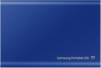 Накопитель SSD Samsung USB-C 500Gb MU-PC500H/WW T7 1.8" синий от магазина РЭССИ