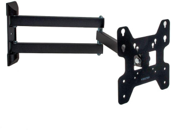 Кронштейн для телевизора Kromax OPTIMA-408 черный 22"-65" макс.30кг настенный поворотно-выдвижной и наклонный от магазина РЭССИ