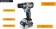 Дрель-шуруповерт Deko Loner 20V One аккум. (085-1004) от магазина РЭССИ