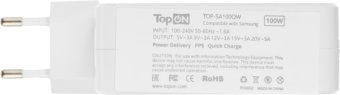 Адаптер TopON TOP-SA100QW автоматический 100W 5V-20V 5A от бытовой электросети от магазина РЭССИ