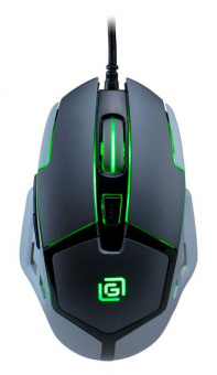 Мышь Оклик 915G HELLWISH V2 черный/серый оптическая (4800dpi) USB (6but) от магазина РЭССИ