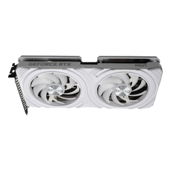 Видеокарта Palit PCI-E 4.0 RTX4070 DUAL WHITE OC NVIDIA GeForce RTX 4070 12Gb 192bit GDDR6 1920/20000 HDMIx1 DPx3 HDCP Ret от магазина РЭССИ
