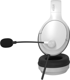 Наушники с микрофоном A4Tech Fstyler FH280U белый 2м мониторные USB оголовье от магазина РЭССИ