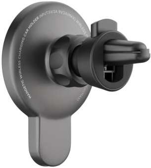 Держатель Uzay магнитный беспров.з/у. черный для смартфонов (UZ-MA-20-BK) от магазина РЭССИ