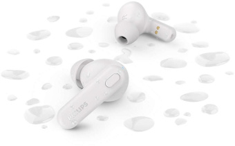 Гарнитура внутриканальные Philips TWS белый беспроводные bluetooth в ушной раковине (TAT1108WT/00) от магазина РЭССИ