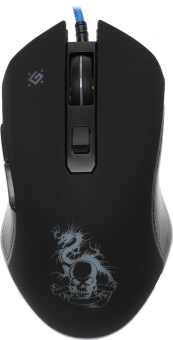 Мышь Defender Sky Dragon GM-090L черный оптическая 3200dpi USB для ноутбука 6but (52090) от магазина РЭССИ