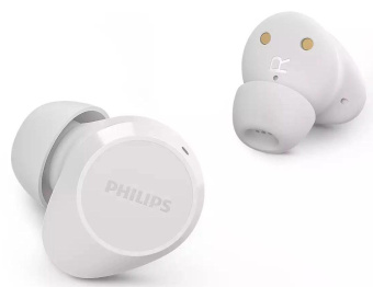 Гарнитура внутриканальные Philips TAT1209 белый беспроводные bluetooth в ушной раковине (TAT1209WT/00) от магазина РЭССИ