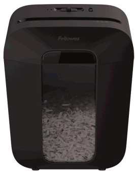 Шредер Fellowes PowerShred LX50 черный (секр.P-4) перекрестный 9лист. 17лтр. скрепки скобы пл.карты от магазина РЭССИ