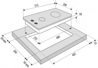 Газовая варочная поверхность Krona Galileo 30 IX нержавеющая сталь от магазина РЭССИ