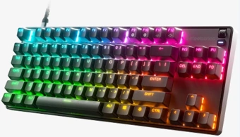 Клавиатура Steelseries Apex 9 TKL US механическая черный USB Multimedia for gamer LED (подставка для запястий) (64847) от магазина РЭССИ